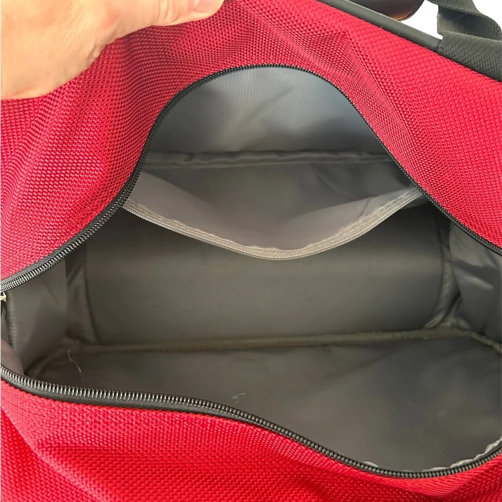 EUC. Samsonite Carry-On Bag. Red/Black.